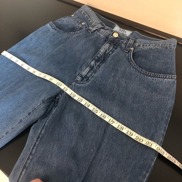 LES COPAINS Vintage highwaisted tapered flowy viscose Jeans, sz 28 - Picture 13 of 17
